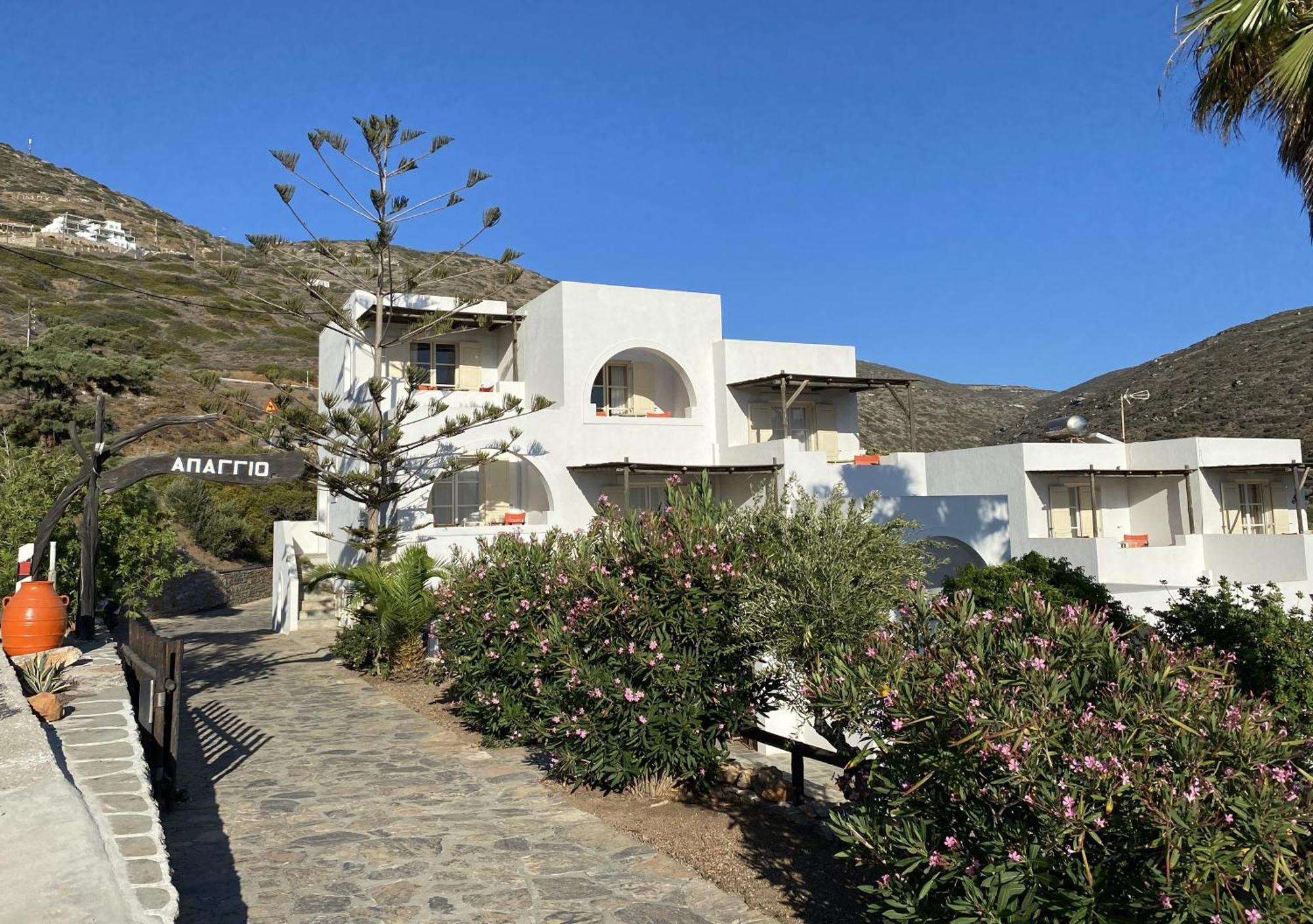 Apaggio Apartments Katapola Exterior photo